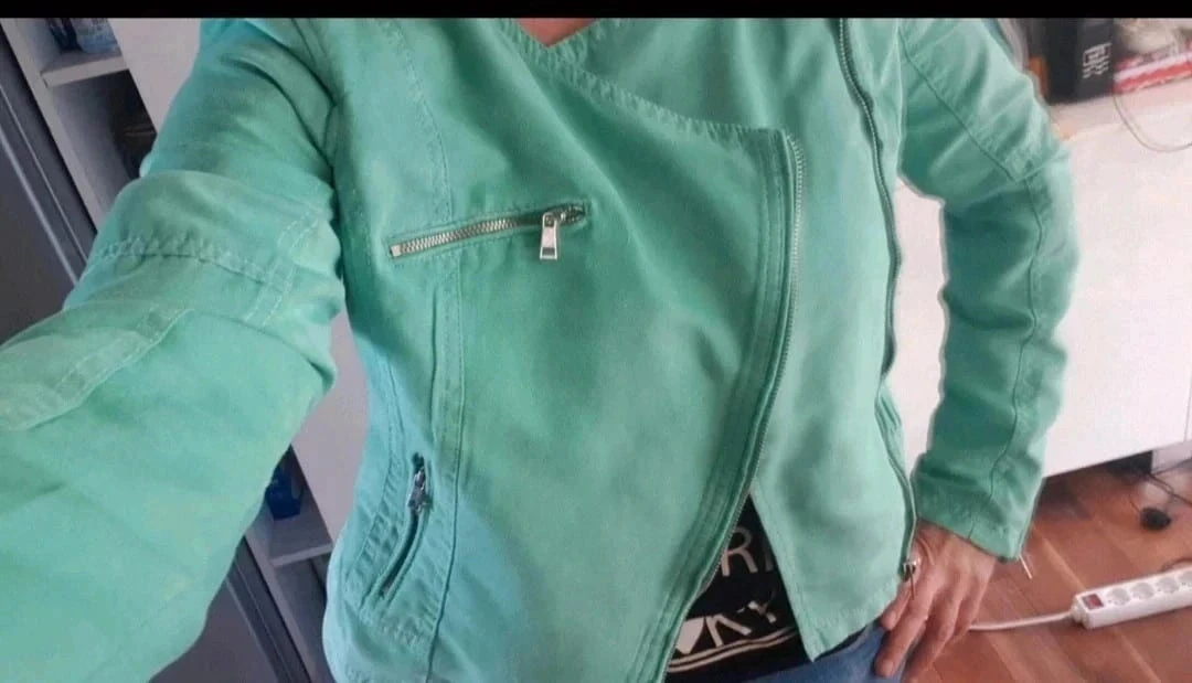 Chaqueta perfecta de gamuza talla M – photo 6
